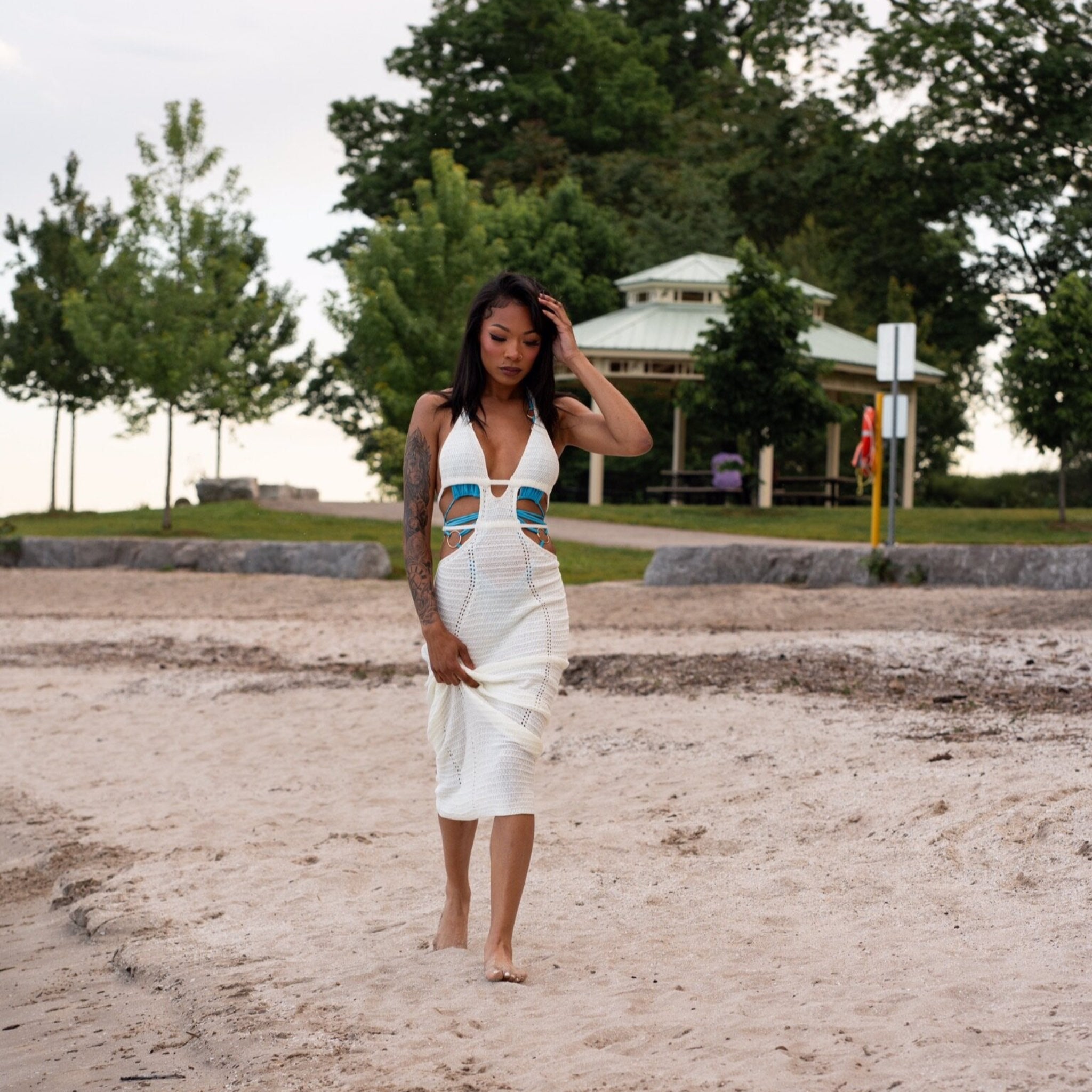 THE KNIT COVERUP DRESS