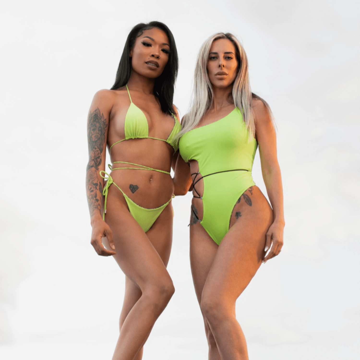 Reversible bikini and one-piece swimsuit bundle